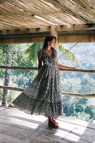 Padma Maxi Dress ~ Midnight