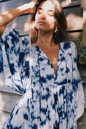 Kyra Maxi Dress ~ Deep Sea