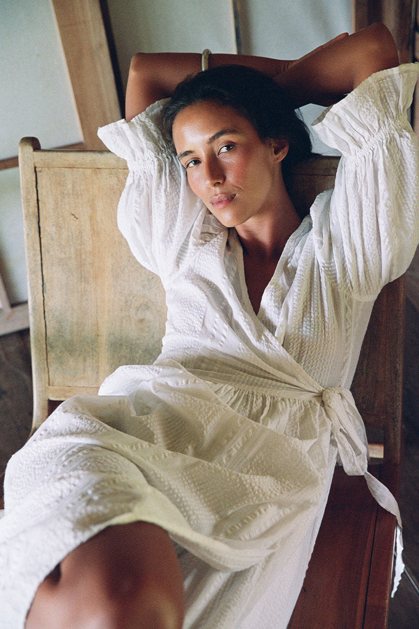 Uma Maxi Dress ~ White