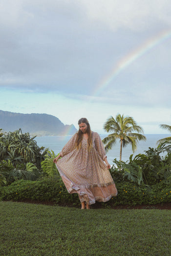 Bhoomi Maxi Dress ~ Sunset