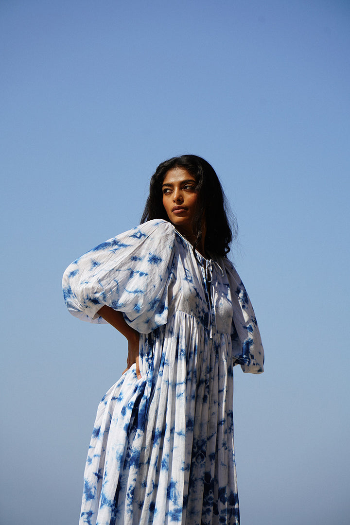 Kyra Midi Dress ~ Deep Sea