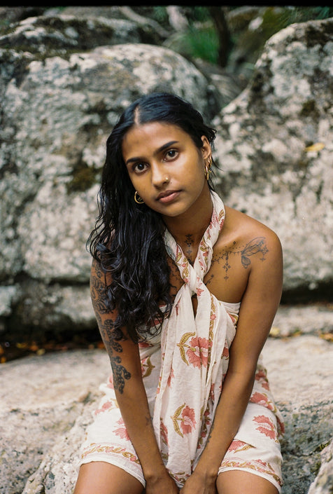 Ria Sarong ~ Strawberry Cream